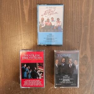 The Statler Brothers Cassette Tape Lot 3 Tapes With Cases Vintage Tested Working